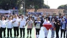 Pembukaan O2SN Kabupaten Tangerang 2025 di Lapangan SMAN 8, diikuti ratusan pelajar penuh semangat. (Foto: Dok. Pemkab Tangerang)