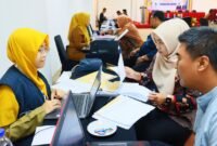 Inspektorat Kabupaten Tangerang saat menggelar reviu pengelolaan dana BOSP jenjang SD dan SMP di Hotel Yasmin, Curug, Selasa (Foto: Dok. Diskominfo Kab. Tangerang).