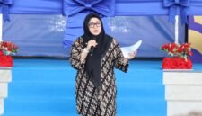 Wakil Bupati Tangerang, Intan Nurul Hikmah, memberikan sambutan saat meresmikan Genesis Global Community School di BSD City, Kecamatan Pagedangan, Sabtu (19/7/2025). (Foto: Dok. Pemkab Tangerang)