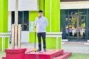 Kepala Kantor Kemenag Kabupaten Tangerang, H. A. Baijuri, saat memberikan amanat sebagai pembina apel usai musim haji 2025.(Foto: Humas Kemenag Tangerang)