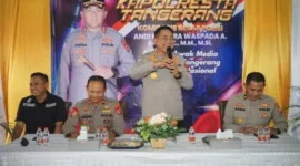 Kapolresta Tangerang Kombes Pol Andi Muhammad Indra Waspada Amirullah menggelar silaturahmi dengan para Insan Pers. (Foto: Istimewa)