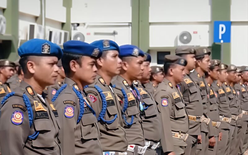 Satpol PP Kabupaten Tangerang Ketika Peluncuran Tagline Baru